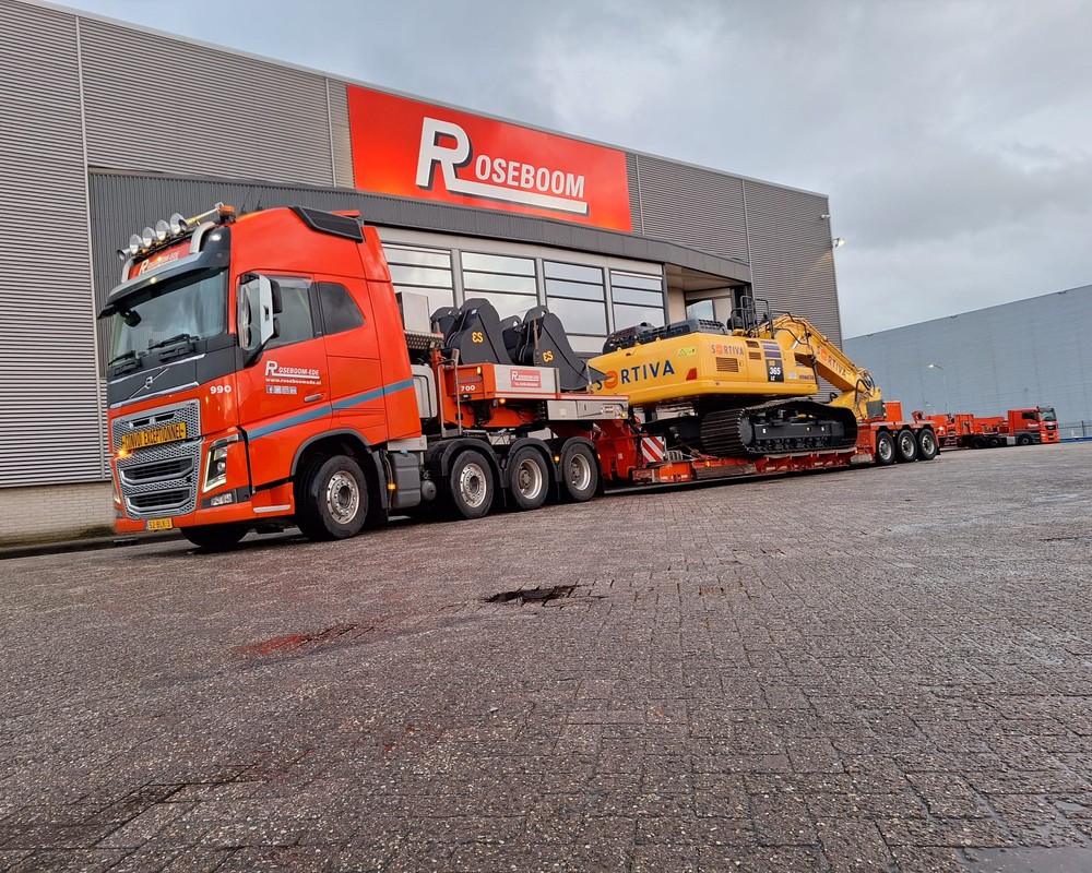 Materieel afgestemd op de lading